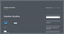 Desktop Screenshot of datafox.me