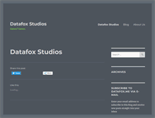 Tablet Screenshot of datafox.me